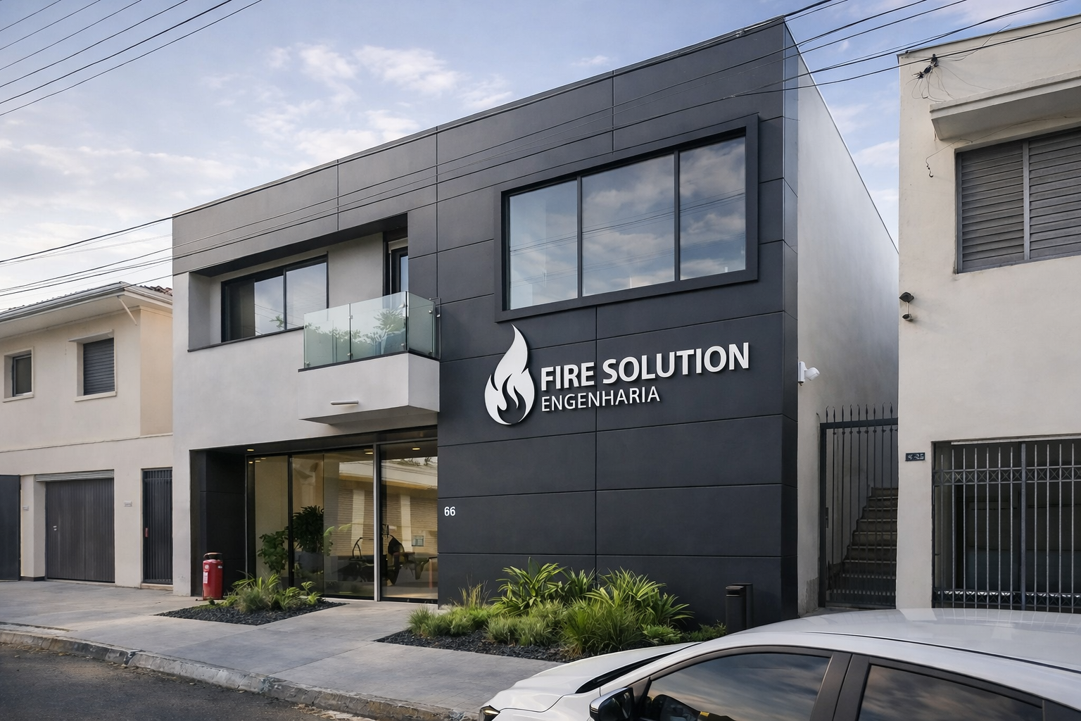 Sistema de proteção contra incêndio da Fire Solution Engenharia